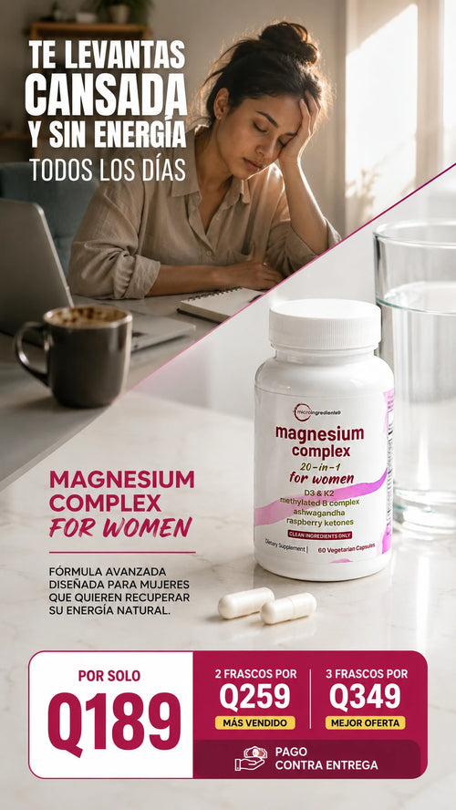 Magnesium For Women 60 Capsulas